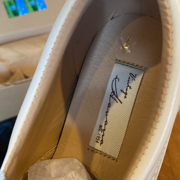 NWT Vintage Havana "Lorren" White Gold Star Slip On Sneakers Size 7 - Picture 4 of 8